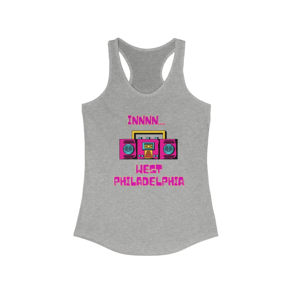 In West Philadelphia Fresh Prince of Bel-Air Inspired Women's Tank